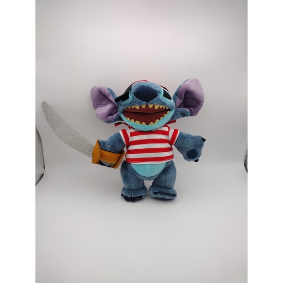 Disney Other - Disney Parks Cruise Line Pirates Of The Caribbean Stitch Plush Eye Patch 10"